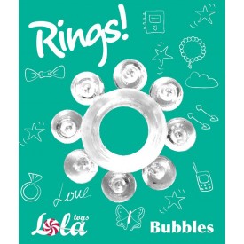 Прозрачное эрекционное кольцо Rings Bubbles